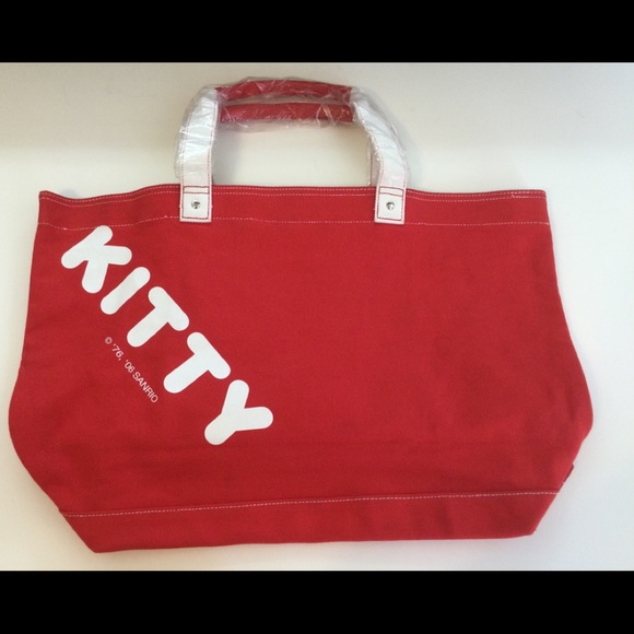 NWOT Hello Kitty Large Red Tote - Picture 2 of 4